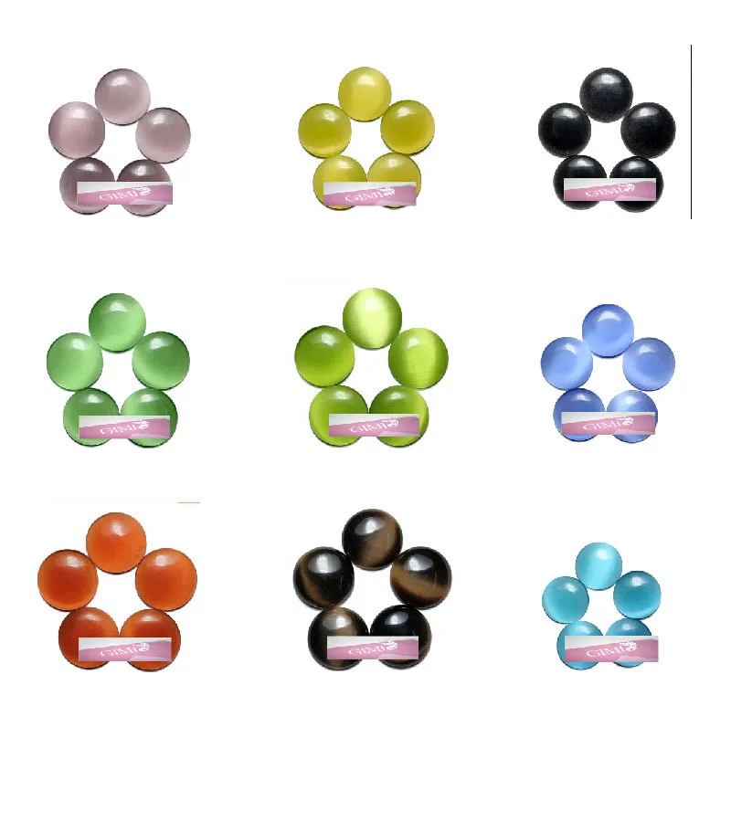 50pcs 10*14mm factory direct Round Shape Agate drop bead crystal pendant fashion DIY Opal loose beads European bracelets | Украшения и