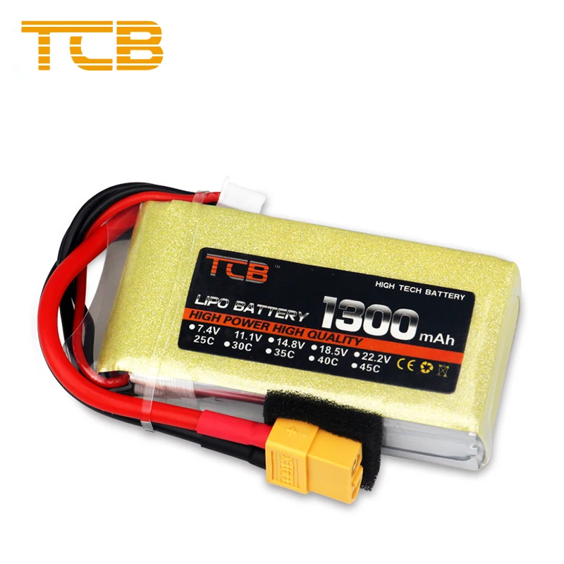 TCB RC Lipo батарея 3 S 11 1 V 1300 mAh 25C для дрона вертолет Квадрокоптер автомобиль FPV