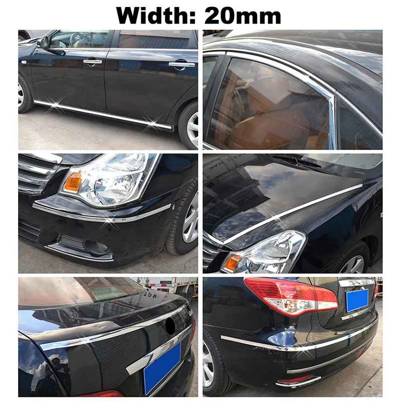 Автомобильные аксессуары для укладки хромированная накладка полоски украшения