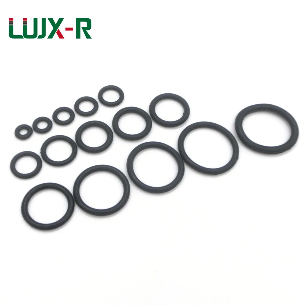 LUJX-R прокладки Черный нитрил Резина Оринг Печать комплект 201 шт. набор