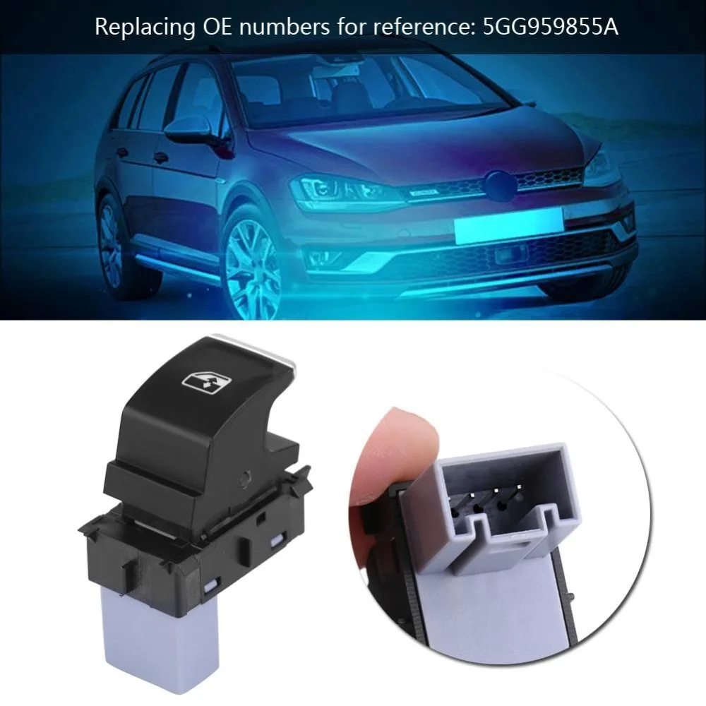 Автомобильный Электрический стеклоподъемник Для VW Golf GTI 7 Passat B8 Tiguan Touran 5GG959855A