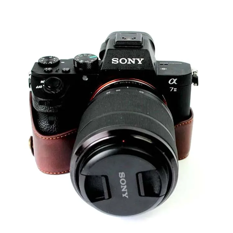 Модный чехол сумка для камеры sony ILCE 7M2 A7II A7 II A7R из искусственной кожи|camera bag|camera bag