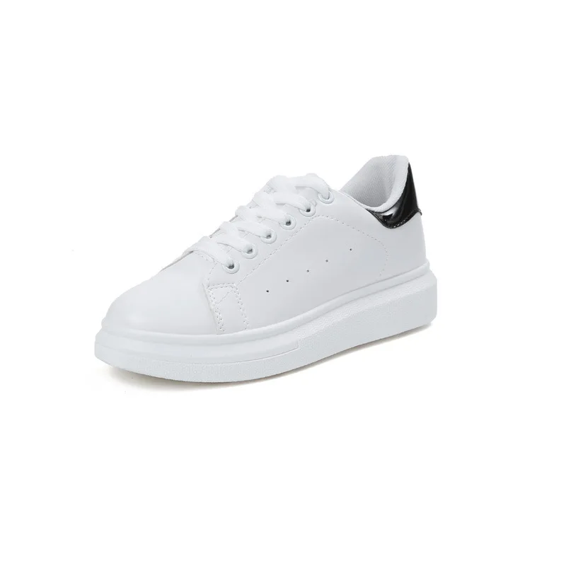 Новинка 2019 года сезон весна лето кожаная повседневная обувь в Корейском стиле