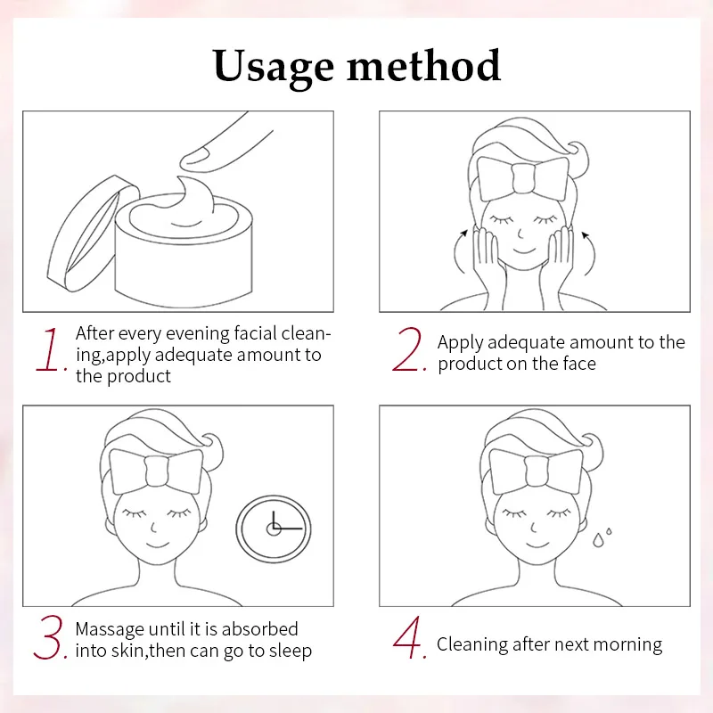 100 г красное вино отбеливающая маска для сна увлажняющий ночной крем улучшает