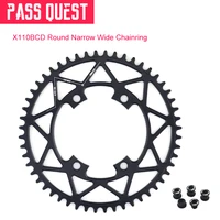 pass quest road bicycle chain wheel 110 bcd round chain ring 40t 52t suitable for r2000 r3000 4700 5800 6800 da9000