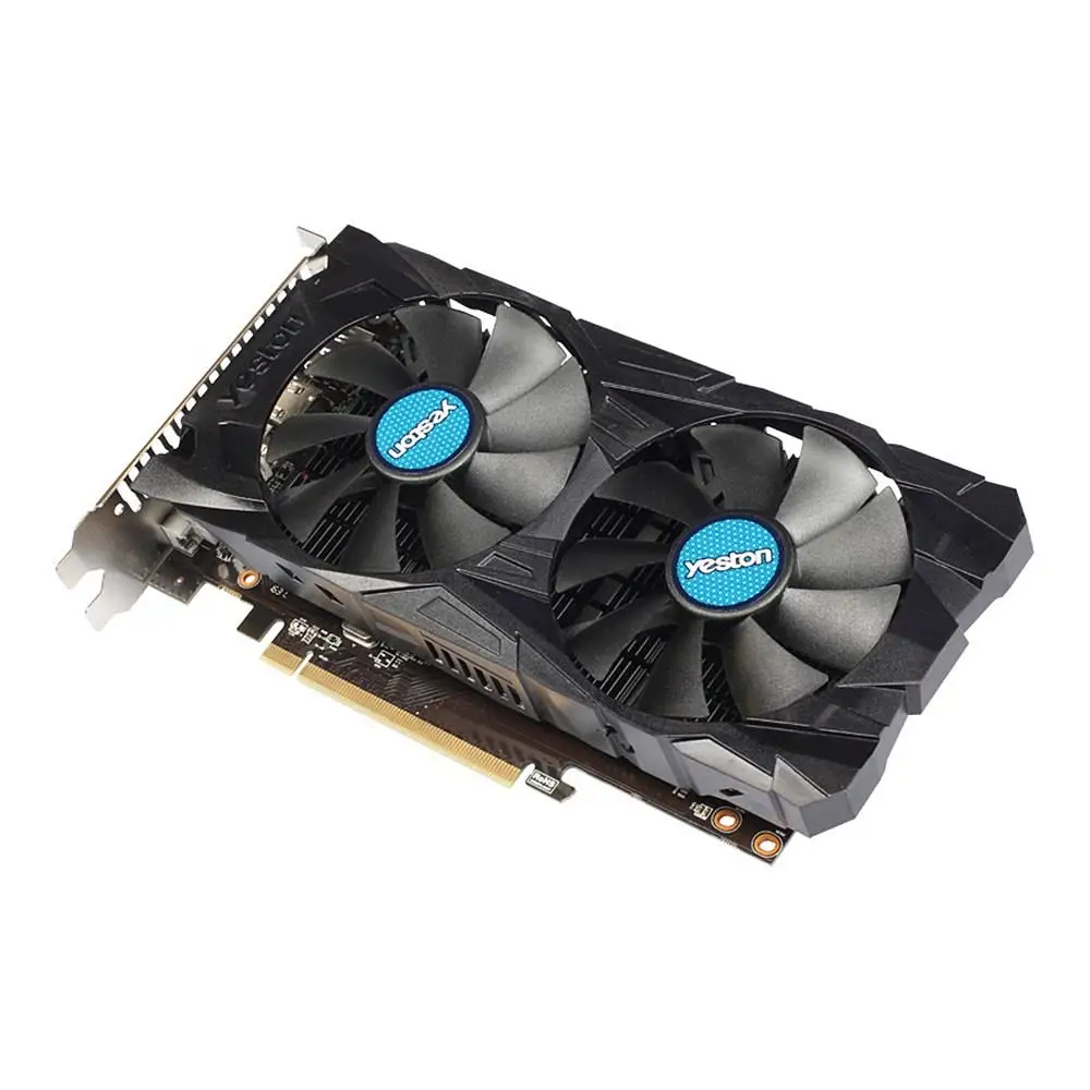 Yeston Radeon RX460 GPU 4 ГБ игровой Видеокарты GDDR5 128bit DVI HDMI настольного компьютера видео 6000