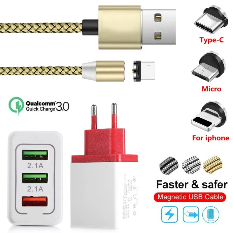 Адаптер зарядного устройства Quick Charge 3 0 для iphone Xiaomi Huawei Honor 20 10 9 Lite 20i 10i 7X 7C 7A Pro 8S 8A 8X
