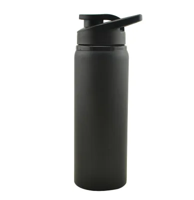 Черный Bpa Free Горячая 750 мл 3 цвета велосипедный спорт на открытом воздухе бутылка с одной стенкой из нержавеющей стали моя бутылка для воды портативный чайник - Цвет: Черный