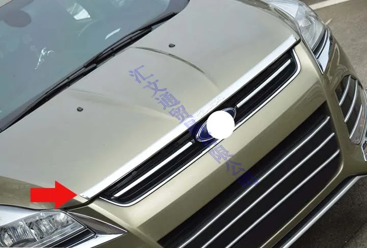 Для Ford Kuga Escape 2013 2014 2015 2016 автомобильные аксессуары из нержавеющей стали передний