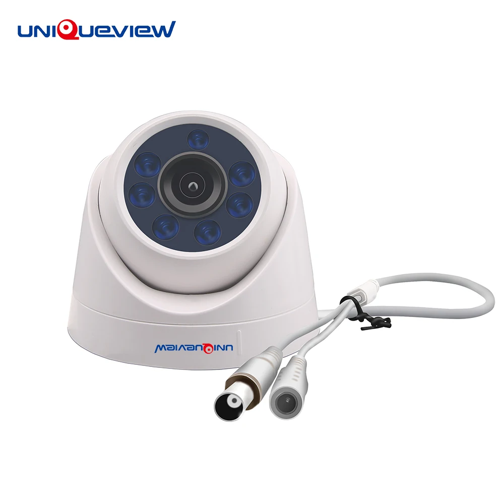 Дешевая 1/2MP AHD CVI TVI аналоговая 4 в 1 комнатная пластиковая купольная камера ночного