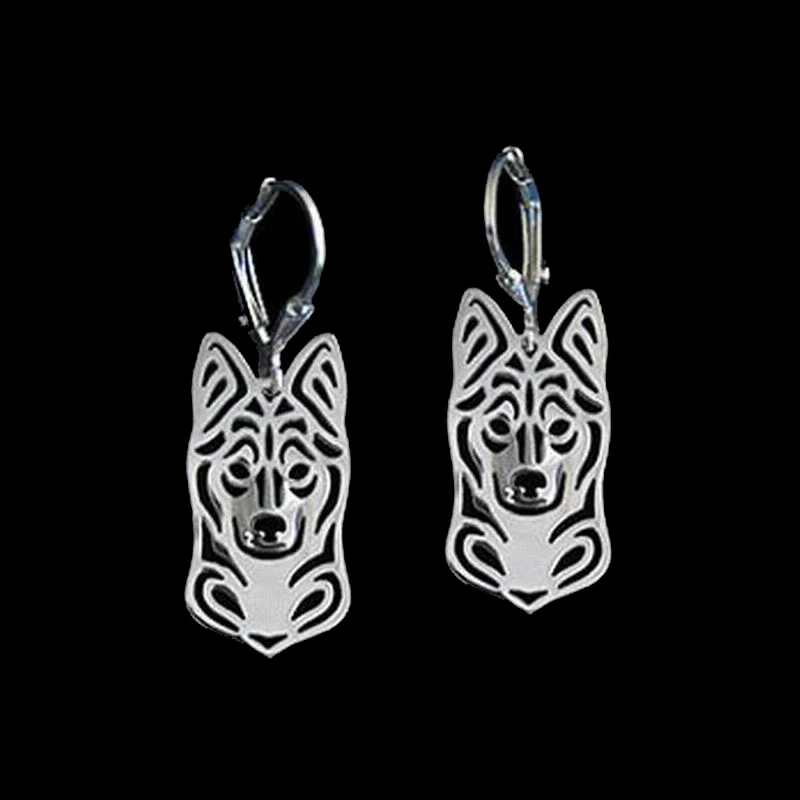 Женские сплав Alaskan Klee Kai серьги с собаками женские Семейные животными | Украшения