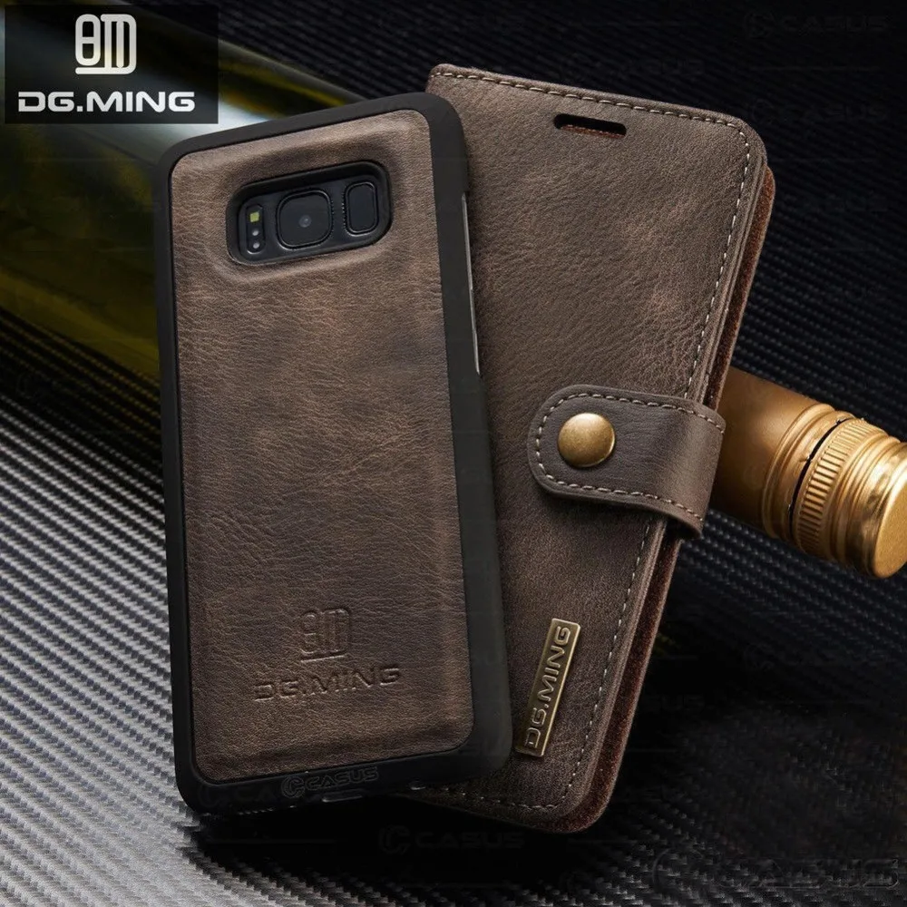 Чехол кошелек из натуральной кожи для Samsung Galaxy Note 8 S7 edge держатель карт сумка