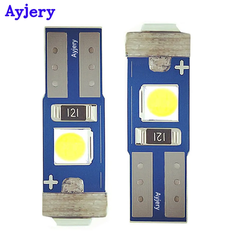 AYJEERY 300 шт. светодиодная лампочсветильник для приборной панели T5 3 SMD 3030