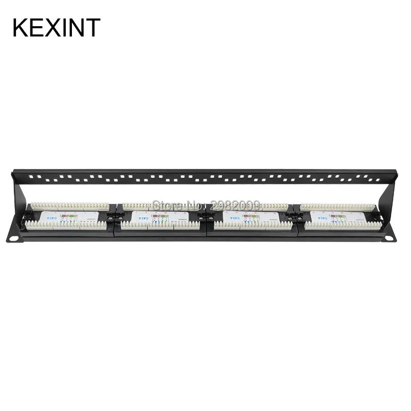 1U 19 дюймов UTP медный Lan кабель 2U CAT5E CAT6 24 48 порт RJ45 сетевая коммутационная
