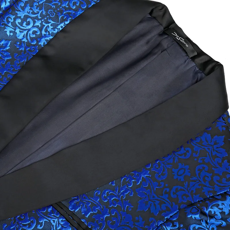 Новинка 2017 мужские костюмы с принтом тонкий бренд качество жених цветочный