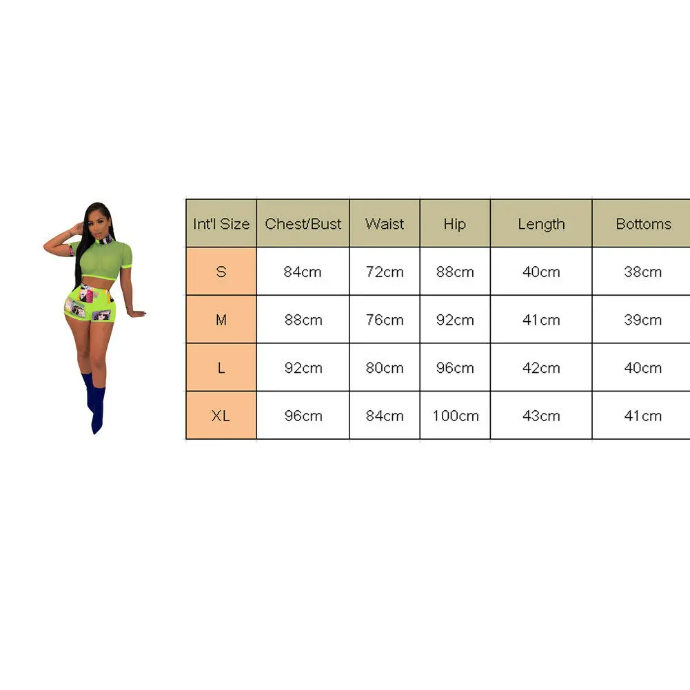 Женский флуоресцентный костюм для фитнеса комплект из двух предметов топ с