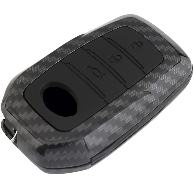 For TOYOTA Levin COROLLA Reiz Highlander RAV4 Camry Key protection cover decoration Carbon fiber key case | Автомобили и