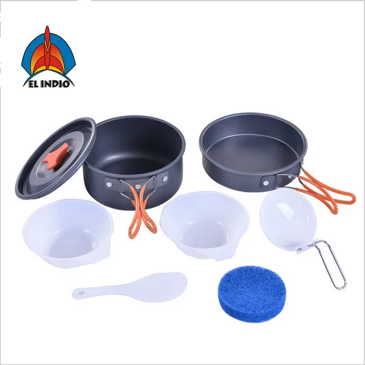 

EL INDIO 1-2 people outdoors Camping pan portable combination pot picnic camping pan WH200