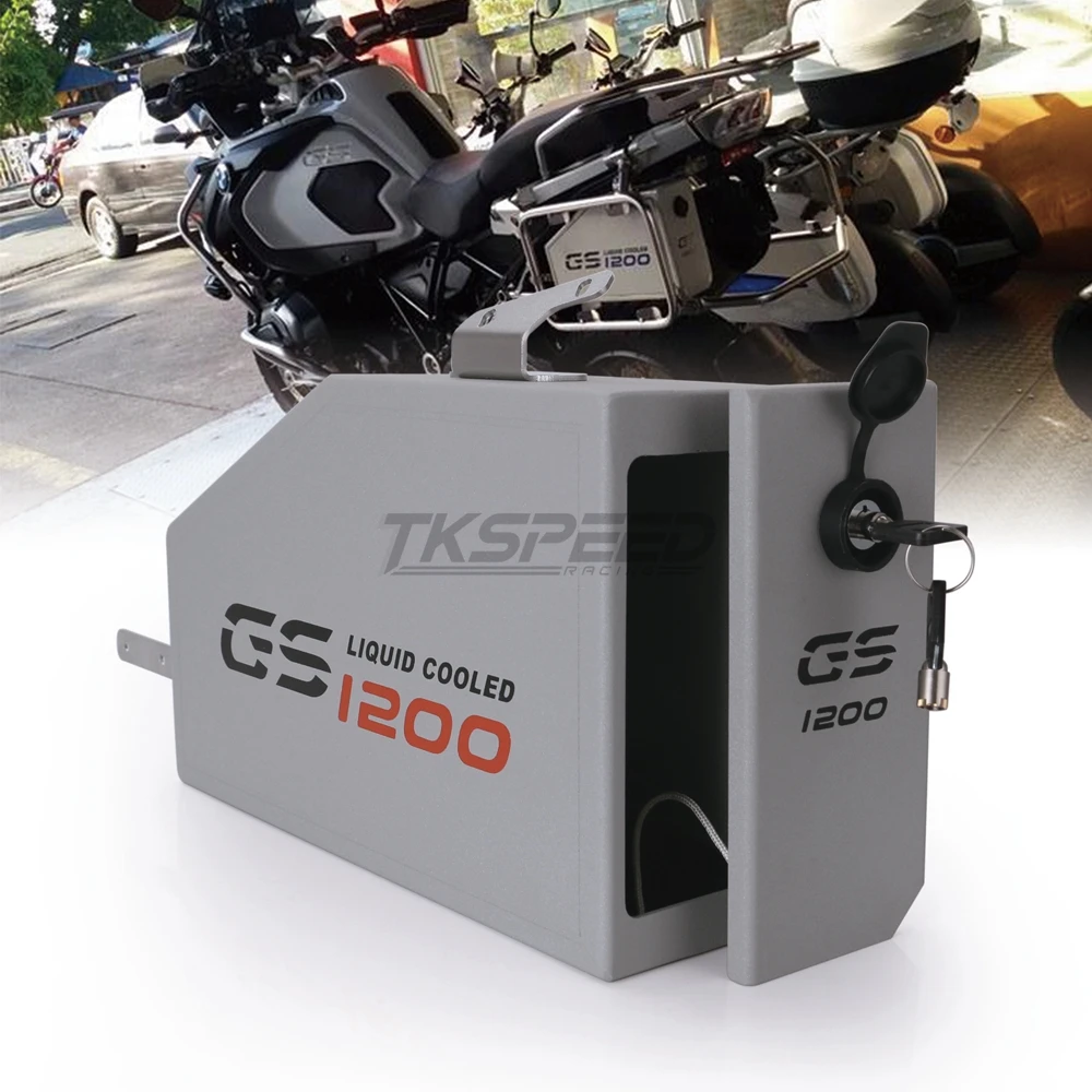Decorative Aluminum Box For BMW R1200GS LC Adventure R 1200 GS Tool 2014-2018 Toolbox 5 Liters for Left Side Bracket 2013-18 | Автомобили
