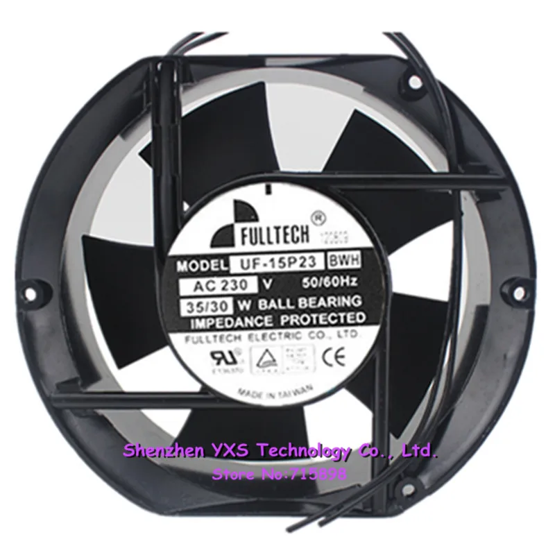 UF-15P23BWH AC 230V 35 W/30 W 50/60HZ 3100RPM 17251 17CM 172*150*51mm 2 провода шариковый вентилятор охлаждения |