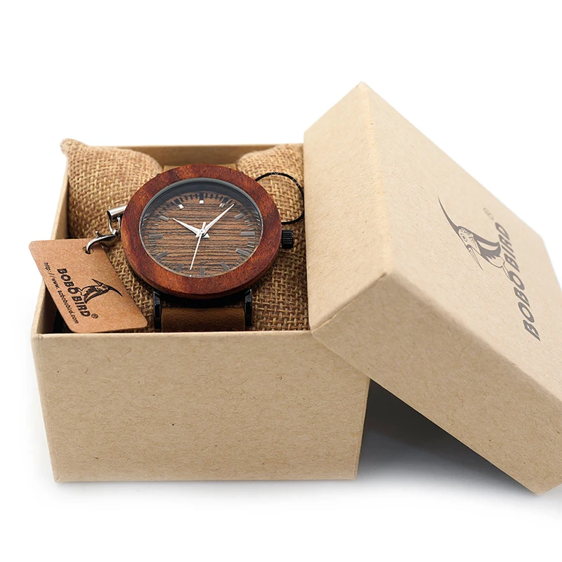 Бобо птица Элитный бренд женские часы пояса из натуральной кожи ремешок