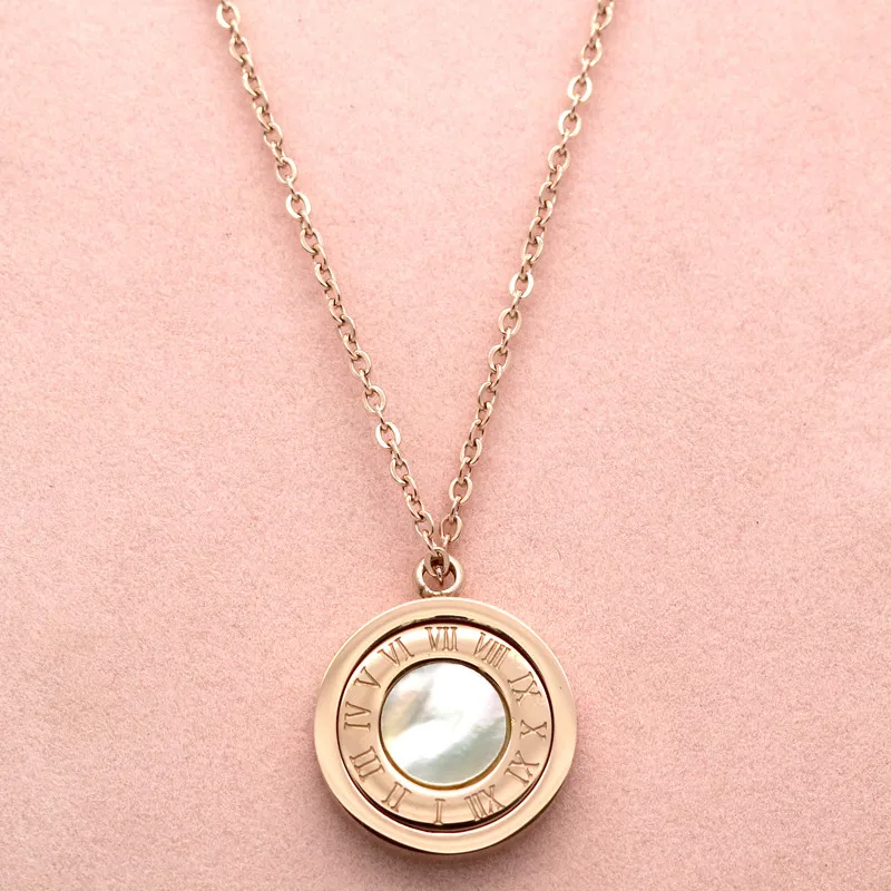 Модное ожерелье с подвеской спиннером черного и белого цвета для женщин