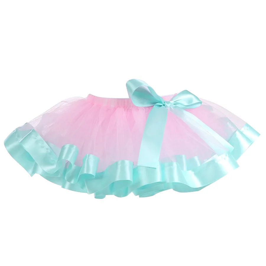 

10PCS/LOT 0-3Y Baby Girls Tutu Skirt Fluffy Ballet Pettiskirt Kids Girl Skirts Princess Tulle Party Dance Petticoats