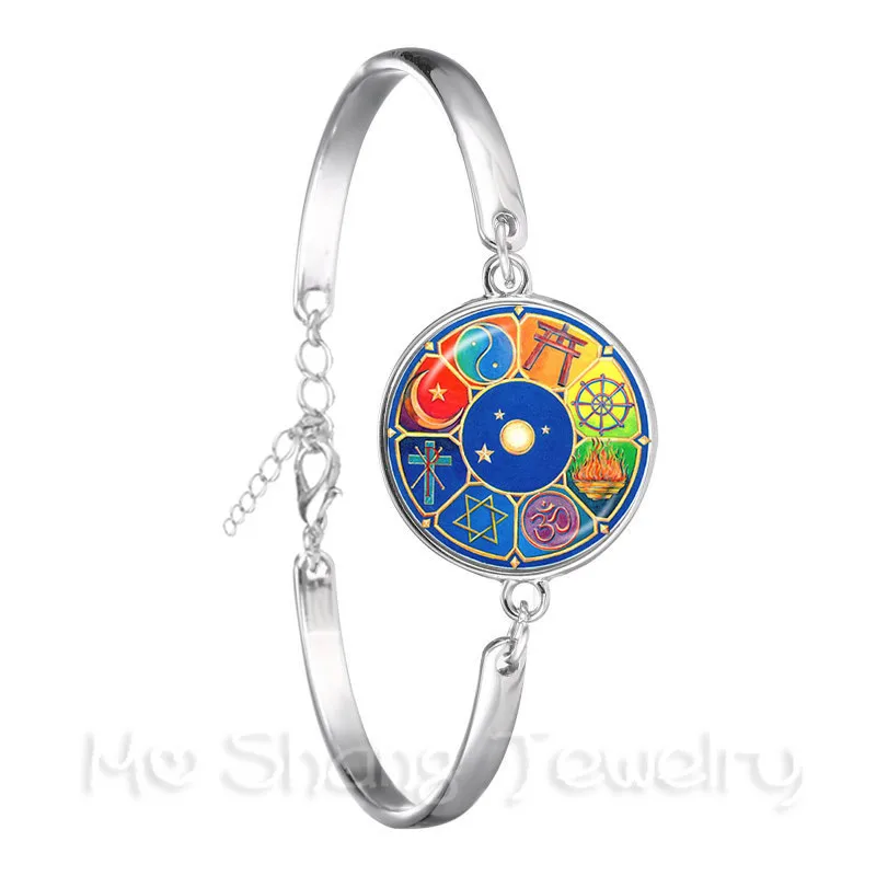 Стеклянный кабошон 12 знаков зодиака созвездия стеклянный купол ювелирный