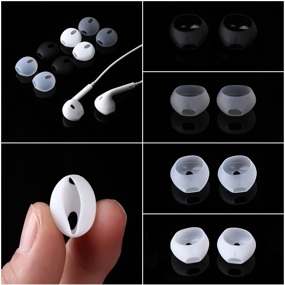 1 пара силиконовых Противоскользящих противоударных гарнитура для airpods чехол Чехол удобные ушные крючки наконечники для наушников колпачки для iPhone амбушюры