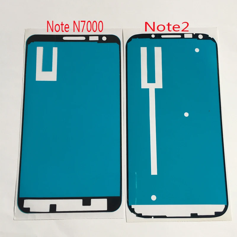 2 X для Samsung Galaxy Note N7000 Note2 Note3 ЖК сенсорный экран передняя рамка 3 м клейкая