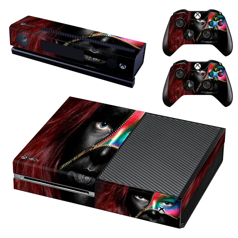 Классный чехол для Microsoft Xbox One консоли винил Стикеры + Kinect 2 контроллера Скины X Box
