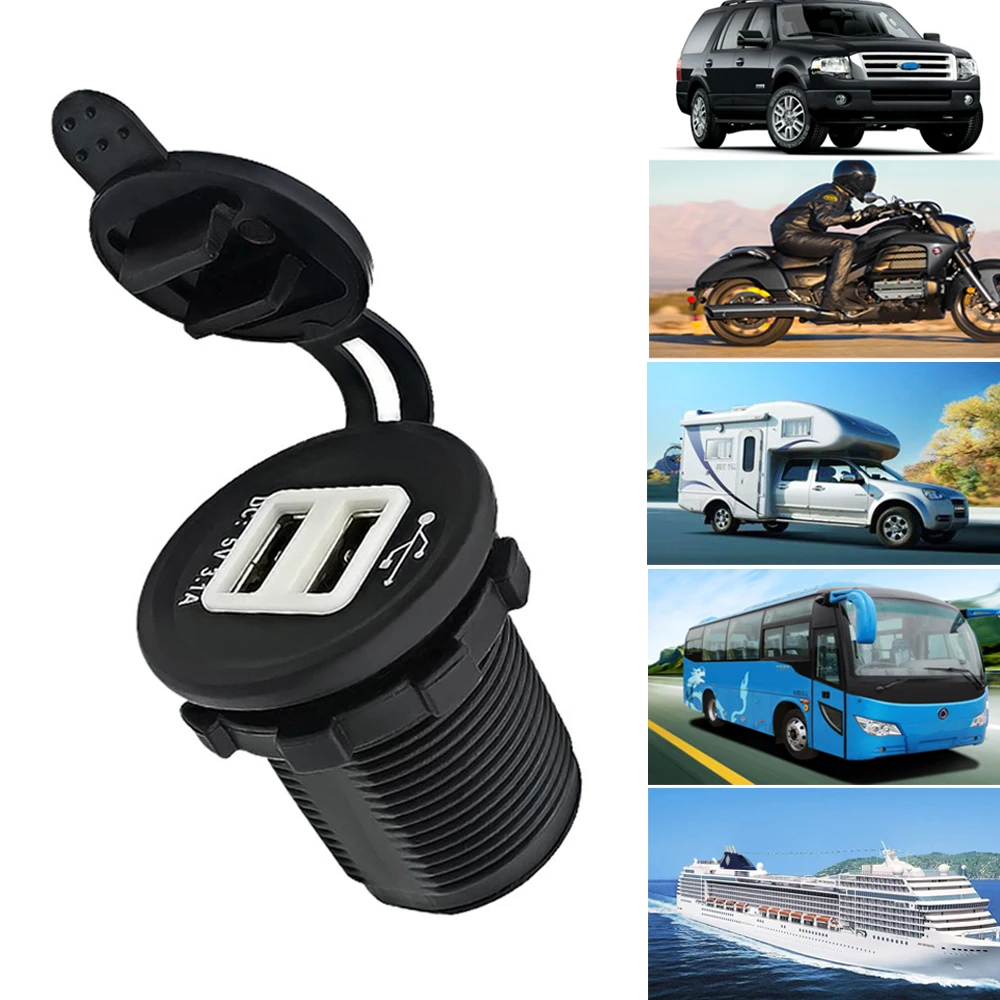 Зарядное устройство с двумя USB-портами 5 В 3 1 А | Автомобили и мотоциклы