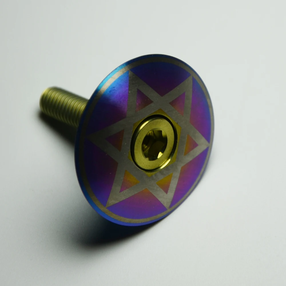 Титановая велосипедная гарнитура верхняя крышка головка гарнитуры для