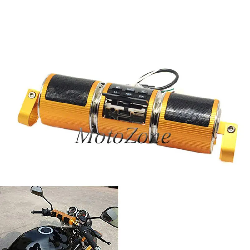 Мотоциклетный MP3 музыкальный плеер Bluetooth динамик FM-радио водонепроницаемый