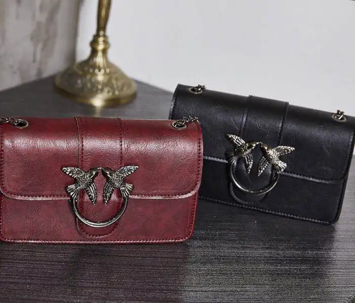 Корейский стиль цепь Одна сумка на плечо 2019 Мини Pu Leanth модная через для женщин