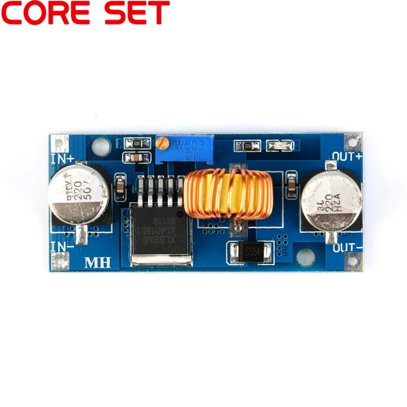 5A XL4015 DC 4 38V понижающий Регулируемый Модуль питания регулятор напряжения
