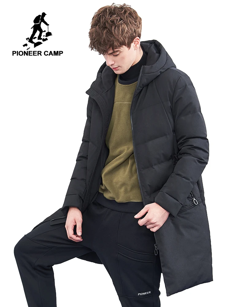 

Pioneer Camp men winter jacket brand clothing thick warm long parka men quality male winter coat AMF801396