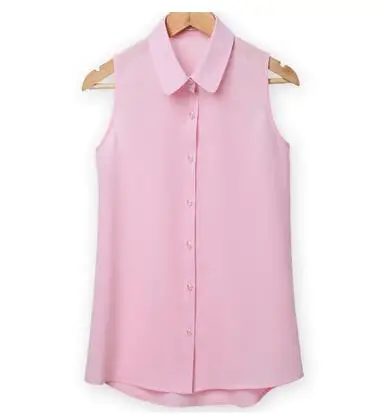 NSZ 5 шт./компл. Blusas Блузки без рукавов Для женщин шифон рубашки для мальчиков