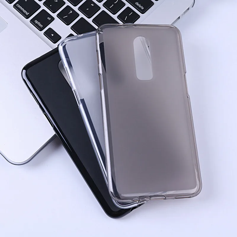 Для Oneplus 6 Чехол две стороны матовый Анти-отпечатков пальцев ТПУ чехол для
