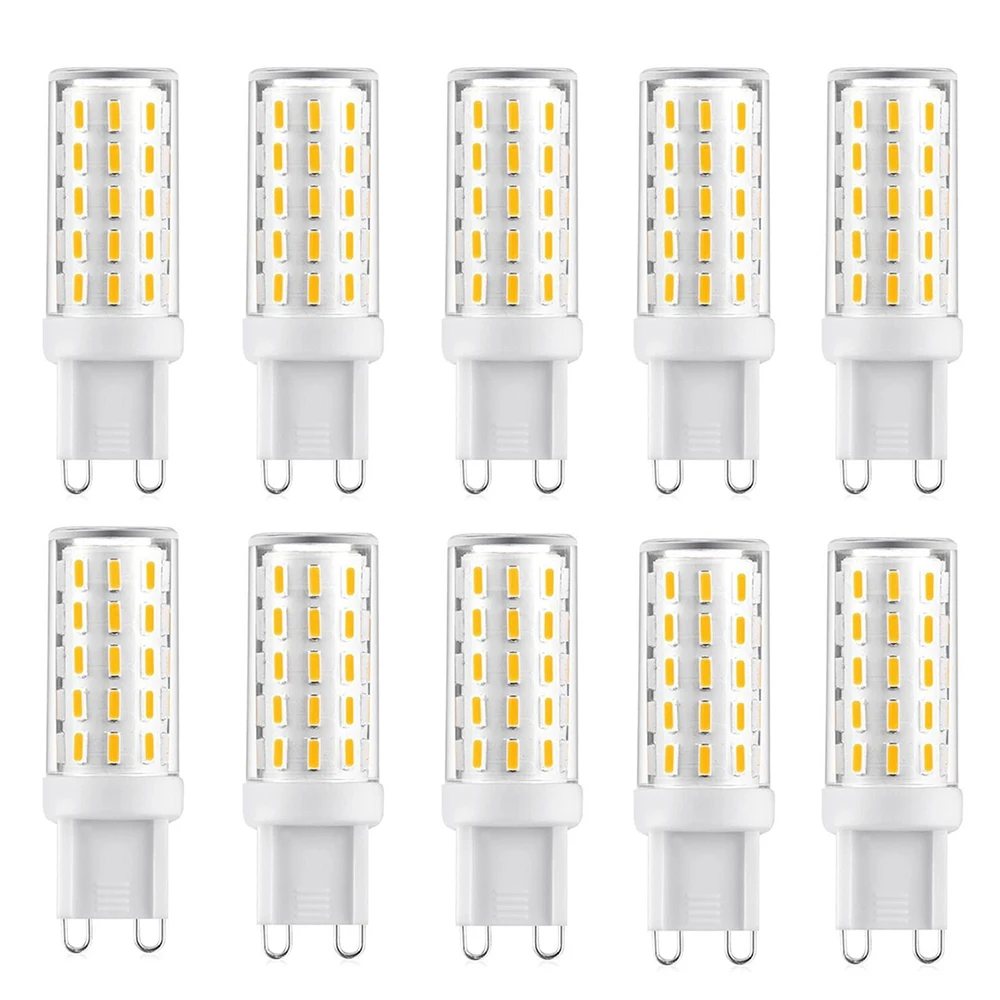 

10pcs 4W G9 LED Bulb Lamp No Flicker 54LED 4014SMD 100V to 240V Lampadas led G9 Base Light Bulb Replace 40W Halogen 3000K 6000K