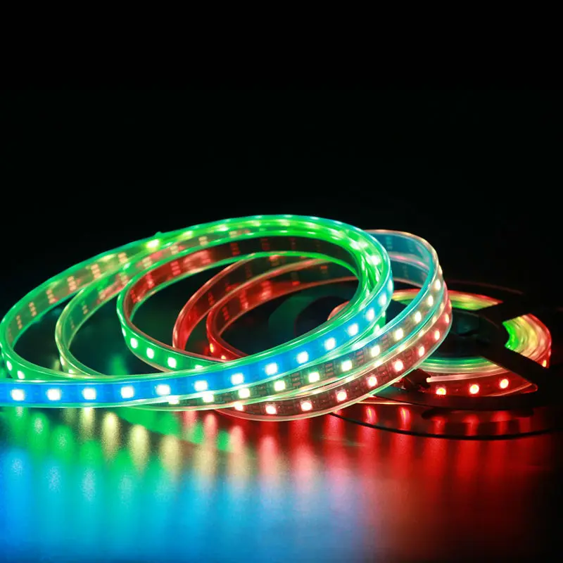 Светодиодная лента ws2812b 5 м 60 светодисветодиодный дов пиксельная rgb ws2812 в