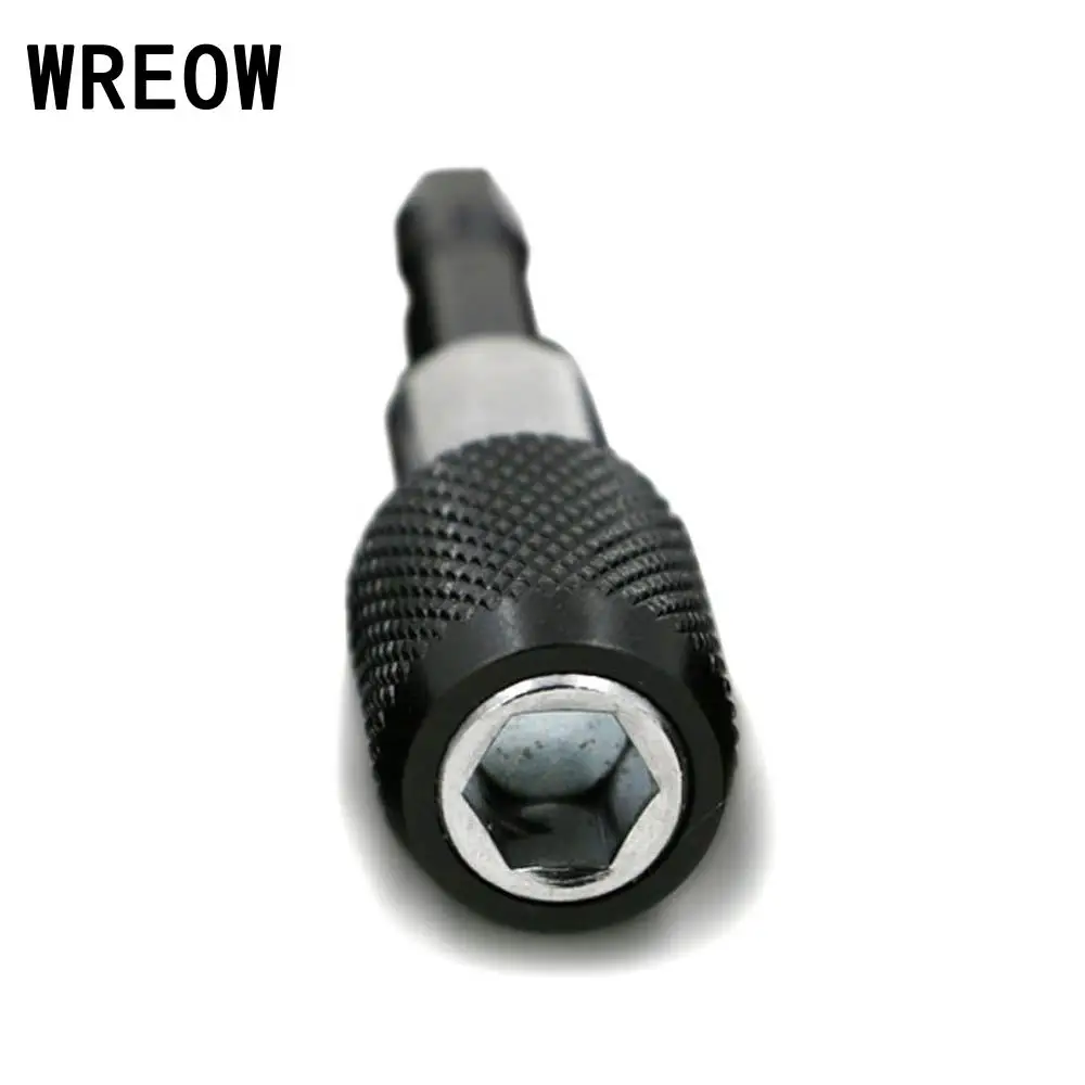 

1/4 Hex Shank 60mm Hex Shank Quick Release Magnetic Screwdriver Drill Bits Tool Set Holder Extension Hand Tools