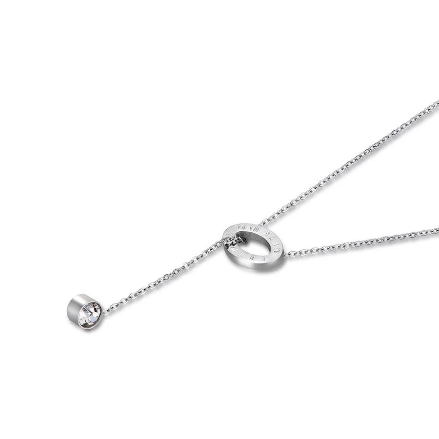XUAUNHUA Fashion Chain Titanium Steel Decorations Accessories Pendant Necklace Women Contracted Clavicle Fine Jewelry Gift | Украшения и
