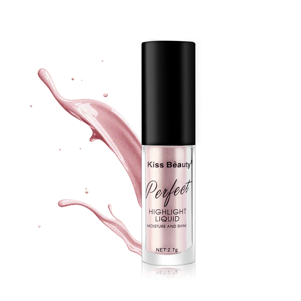 1 шт. Профессиональный Красочный розовый хайлайтер жидкое сияние мерцание