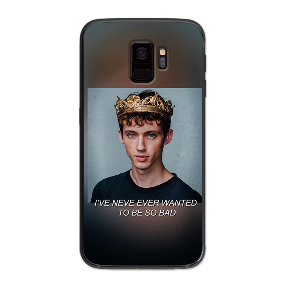Cool and cute singerTroye Sivan for Samsung Galaxy A5 A6 A7 A8 A9 2017 2018 2019 Plus M10 M20 M30 Soft s black phone case | Мобильные