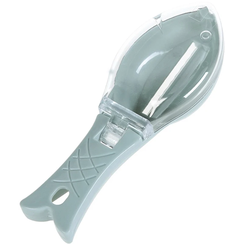 Кухонные ножи Omife, нож для рыбалки, нож для удаления накипи, нож для чистки рыбы, щетка для удаления накипи морской еды, аксессуары для удаления накипи - Цвет: blue