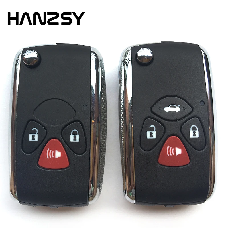 3/4 кнопки автомобильный брелок для TOYOTA Venza Corolla Camry 2008 2007 2009 2010 Matrix RAV4 откидной Складной Дистанционный Ключ заготовка чехол