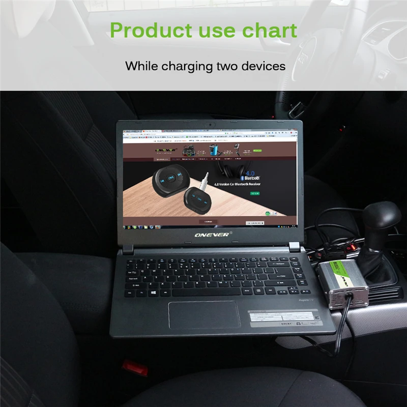 Автомобильный преобразователь напряжения 200 Вт постоянного тока 12 В в переменный