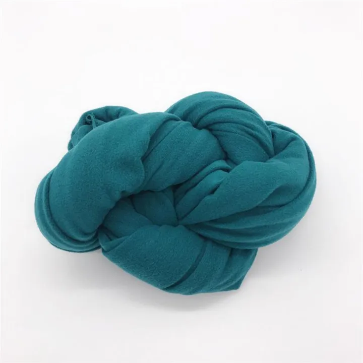 Peacock blue 50 см* 170 см растягивающаяся мягкая обертка для фотосъемки новорожденных s, детский реквизит для фотосессии, одеяло для студийной фотосъемки, фон для детской пеленки - Цвет: Peacock blue