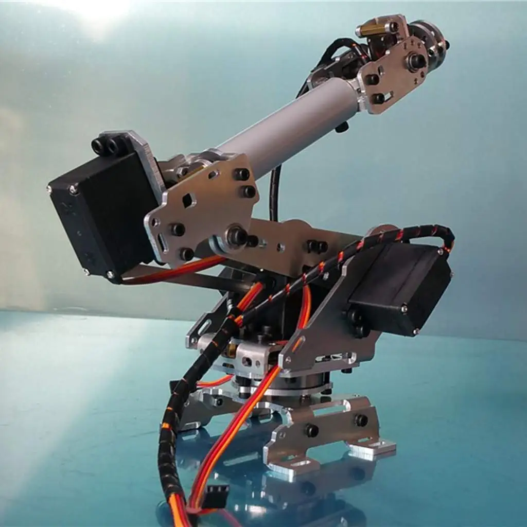 DIY собранная 6 Dof механическая рука робота модель с осевым сервоприводом для Arduino
